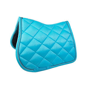 Tapis de selle d'équitation respirants en satin pour le dressage, rembourrés en laine et coton, fabriqués au Pakistan pour l'équitation et le saut d'obstacles - Product Image 1