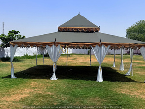 Luxury Maharaja Royal Wedding Event <b>Tent</b> Handcrafted Premium Waterproof PVC Outdoor Garden Pavilion MS Iron <b>Frame</b> MSI Pipe - Product Image 4