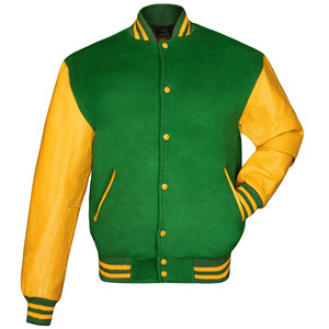 Veste universitaire pour homme de créateur, style Letterman haut de gamme, manches en cuir et laine, broderie personnalisée, marque personnalisée, commande en gros OEM - Product Image 5