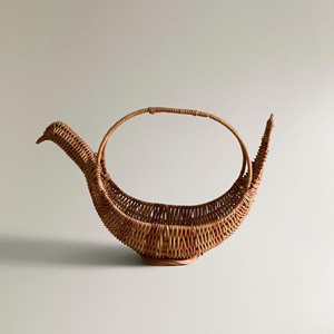 Panier de rangement en rotin artisanal, écologique et créatif, design bohème, panier mural suspendu, personnalisable, fabriqué au Vietnam - Product Image 4