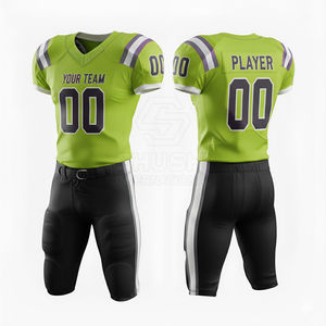 Uniformes de Fútbol Americano Personalizados para Adultos, Ropa Deportiva de Manga Corta, Transpirable, Precio al por Mayor, Suministro Directo de Fábrica - Product Image 2