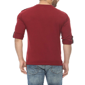 เสื้อยืดแขนยาวผู้ชายผ้าฝ้าย 100% ขายส่ง พิมพ์โลโก้ตามสั่ง สีพื้น เนื้อผ้าหนา ทรงเข้ารูป เหมาะสำหรับออกกำลังกาย - Product Image 4