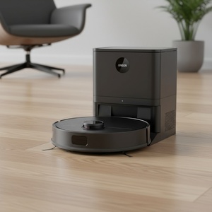 SUDEX Aspirateur robot et serpillière connecté Wi-Fi avec filtre HEPA, vidage automatique, batterie, nettoyage intelligent pour usage domestique - Product Image 2