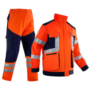 Nouvelle conception, haute qualité, tissu en coton respirant à séchage rapide, certifié CE, vêtements de travail haute visibilité, combinaison de sécurité, vente en gros, sur mesure - Product Image 1