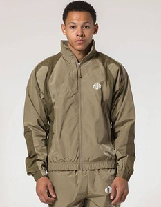 Chaqueta Cortavientos de Nylon 100% OEM de 2 Piezas con Bloques de Color y Conjunto Deportivo de Nylon para Hombre - Product Image 2