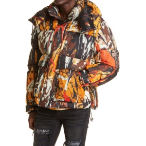Wholesale Custom Men's Puffer <b>Jacket</b> with New Design Reversible Waterproof Windproof Hooded Winter <b>Jacket</b> - Product Image 2