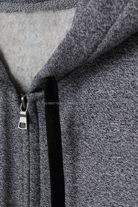 ชุดวอร์มระบายอากาศไซส์ XL สำหรับผู้ชายเสื้อฮู้ดแบบรูดซิปขึ้นเนื้อผ้าคอตตอน350 GSM โลโก้ออกแบบได้ตามต้องการ - Product Image 6