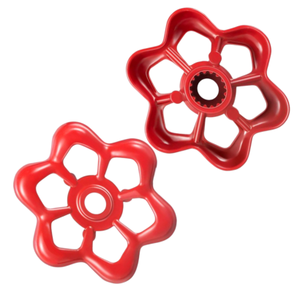 Manija de Grifo para Exteriores de Diseño Tradicional HDZ0015, de Zinc, con Acabado Rojo y Protección Anticorrosión - Product Image 1