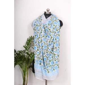 Best Quality Hand Block Printed Floral 100% Cotton Beach Pareo <b>Wrap</b> for Women Lightweight Swimwear <b>Sarong</b> for sleep wear - Product Image 6