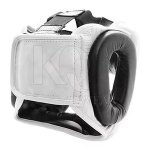 Premium High Leather <b>Training</b> <b>Head</b> Guard Durable Outer Layer Soft Inner Padding Breathable Lightweight for Gym Practice Sparring - Product Image 3