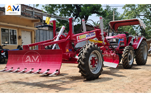 Accessoire de niveleuse avec lame de nivellement, système hydraulique, bêche avant pour tracteur Mahindra 6050 NOVO - Product Image 4