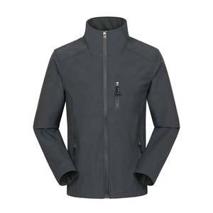 Veste coupe-vent zippée pour homme, 100% polyester, logo personnalisé, chasse en plein air, veste thermique en polaire, softshell, Fortleo - Product Image 2