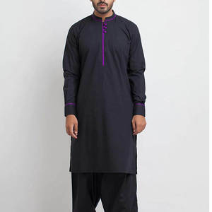 Conjunto de Shalwar Kameez Tradicional de Algodón para Hombre de Lujo 2026, Traje Árabe de Alta Calidad para Exportación al por Mayor - Product Image 3