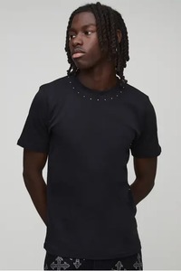 Camiseta Oversize Holgada para Hombre con Hombros Caídos, Estampado Gráfico, Algodón, Manga Corta, Estilo Casual Urbano - Product Image 6