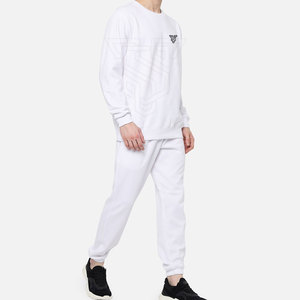 Ensemble de survêtements d'hiver respirants 100 % coton pour hommes, personnalisables avec logo, légers et de haute qualité, vente en gros - Product Image 6