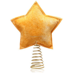 Pieza atemporal hecha a mano Natividad Star Tree Topper Decoración de árbol de Navidad Vintage Modern Ornament by Ambience Lifestyle - Product Image 2