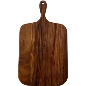 Planche à découper en bois d'acacia avec poignée, planche à charcuterie en bois, planche à fromage, planches de service pour la cuisine - Product Image 6