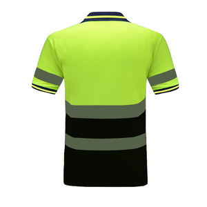 Camiseta Polo Reflectante de Alta Visibilidad ANSI Clase 2 con Luz LED Intermitente, Transpirable, de Secado Rápido, Ropa de Trabajo con Logotipo Personalizado, Blanca, Roja, Amarilla, Talla XXXL - Product Image 2
