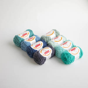 Fil à tricoter YARNA Happy Cotton (150g) - Fibre ludique, fil coloré, projet amusant, léger, confortable, coton naturel pour crochet et sacs fourre-tout. - Product Image 1