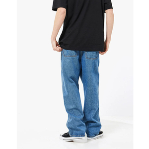 <b>Embroidered</b> Men's <b>Jeans</b> Ripped Solid Color Men's Trouser Street Baggy Style Hip Hop Men's <b>Jeans</b> Pant For Sale - Product Image 2