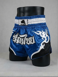 กางเกงมวยไทยผ้าโพลีเอสเตอร์ 100% ระบายอากาศได้ดี พิมพ์ลายสกรีนแบบกำหนดเอง ลายชนเผ่า มังกร เสือ สำหรับมืออาชีพ - Product Image 2