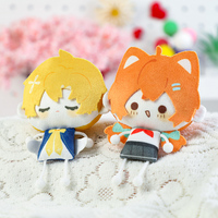 Porte-clés en peluche personnalisé sur mesure, fabricant de personnages en peluche, prix abordable, mini porte-clés promotionnel en peluche mignon en forme d'animal