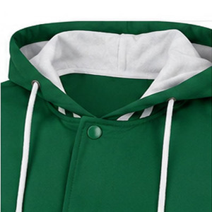 Custom Hooded Varsity <b>Jacket</b> Men Wholesale Baseball <b>Jacket</b> OEM Streetwear Men's Hooded Varsity Bomber <b>Jacket</b> - Product Image 3