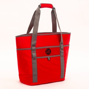 Sac isotherme rouge simple, sac fourre-tout réfrigéré, sac de pique-nique grande capacité - Product Image 2