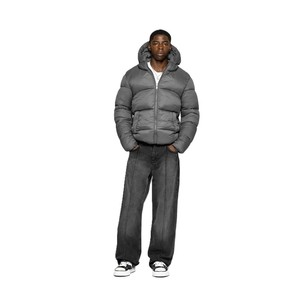 Blouson matelassé pour homme, manteau d'hiver épais et chaud, coupe confortable, fournisseur en gros, blouson matelassé à capuche - Product Image 4