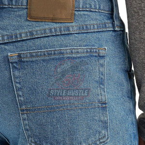 Pantalones de hombre transpirables de diseño personalizado, pantalones vaqueros holgados para hombre con diseño único, los más vendidos, al por mayor - Product Image 5