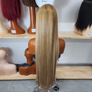 Pelucas de Cabello Virgen Vietnamita GUGU HAIR HD Transparentes con Doble Trama y Frente de Encaje, Alta Calidad, Sin Pegamento, Largas, Alta Densidad 250 - Product Image 4
