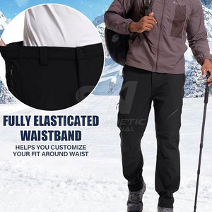 Vêtements d'aventure en plein air respirants avec tissu extensible, coupe confortable, pantalon softshell pour les voyages, pantalon softshell - Product Image 5