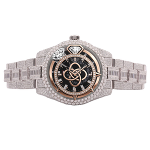 Wholesale Moissanite <b>Diamond</b> <b>Watch</b> Men Full Pave VVS Stone Bracelet <b>Watch</b> - Product Image 1