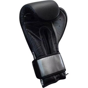 Guantes de Boxeo Profesionales Cleto Reyes, de Cuero Negro, con Cordones y Correa Ajustable para la Muñeca, para Adultos - Product Image 6
