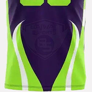 Bajwat Sports Vente en gros Meilleur prix Fabrication en usine Uniforme 7v7 Haute qualité Nouveau design Taille personnalisée Uniforme 7v7 - Product Image 4