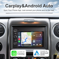 SEMAITU Lecteur MP5 stéréo de voiture 7 pouces pour Ford F-150 2007-2014 Linux CarPlay sans fil Android Auto Mirror Link Bluetooth IPS