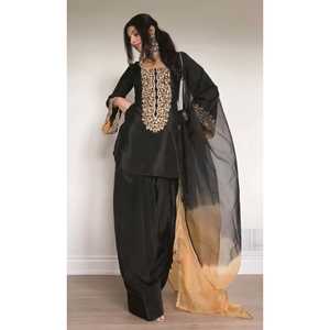 Conjunto de ropa de fiesta y parte inferior de diseñador para mujer con Dupatta elegante y elegante - Product Image 3