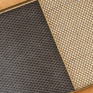 Juego de Bandejas de Servir de Metal Estilo Nórdico con Asas, Diseño Geométrico, Negro y Dorado, Plato Decorativo para Hogar, Hotel, Catering - Product Image 6