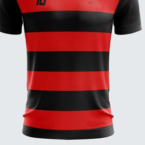 Uniforme de Fútbol Personalizado, Jersey de Fútbol Sublimado, Manga Corta, Transpirable, Poliéster, Equipación de Equipo, Venta al Por Mayor OEM - Product Image 3