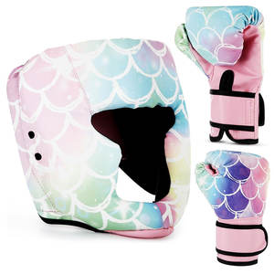 Ensemble de casque de boxe et de gants de 6 oz pour enfants, équipement de sparring haut de gamme pour la boxe, le kickboxing, le Muay Thai, le BJJ, le karaté et la lutte - Product Image 3