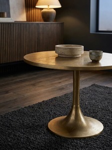 Mesa de centro moderna Fresh Choice con forma orgánica y patas cónicas para muebles de sala de estar - Product Image 5