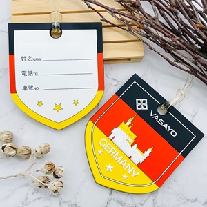 Etiqueta de equipaje de PVC suave personalizada 2024 Venta caliente Precio bajo Etiqueta de equipaje de alta calidad - Product Image 4