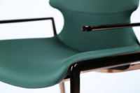 Chaise de salle à manger portable en cuir de luxe moderne pour usage intérieur-extérieur, salon et usage commercial, origine Vietnam