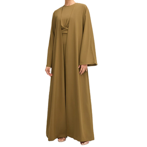 2026 High Quality Islam Fashion Women New Arrival High Quality Plus Size Long Sleeve <b>Islamic</b> Clothing Ladies Elegant Abaya - Product Image 1