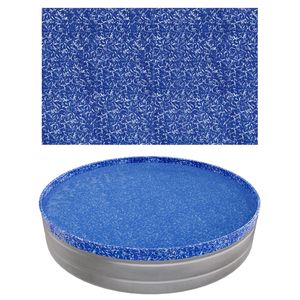 Telo per Piscina Rotondo Sovrapposto da 25m, 8ft, in Vinile Resistente, Facile da Installare, Impermeabile, Spessore Parete PE 1.5mm - Product Image 1