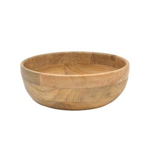 Bol à salade en bois d'acacia fait main, grand bol de service, bol en bois naturel écologique, vaisselle de cuisine et bol décoratif en promotion - Product Image 2