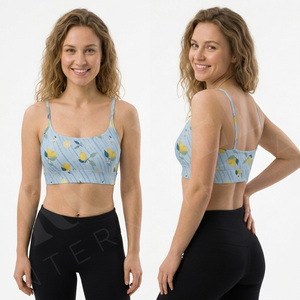 Activewear Wear Sports <b>Bra</b> Custom Made Soft Breathable Stretch Fitness Yoga Crop Top Lightweight Seamless Gym Workout Sports <b>Bra</b> - Product Image 3