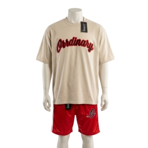 Conjunto de Camiseta y Pantalones Cortos de Algodón para Hombre, Diseño con Forro Frontal, Personalizable, Estilo Simple, Venta Caliente 2026 - Product Image 6