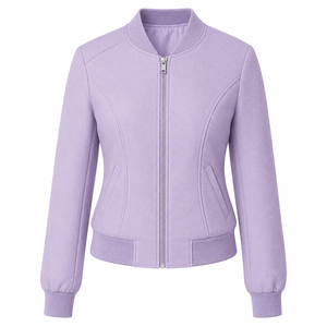 Chaqueta Bomber Personalizada OEM para Mujer, de Alta Calidad, Impermeable, Talla Grande, Nuevo Diseño, Chaquetas Bomber Cortas para Gimnasio, Personalizadas - Product Image 4