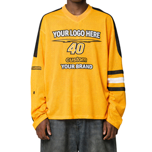 Camiseta de Carreras Personalizada, Estilo Urbano Holgado, Manga Larga, Malla Transpirable para Deportes de Motor, Fabricada en Poliéster, OEM - Product Image 5